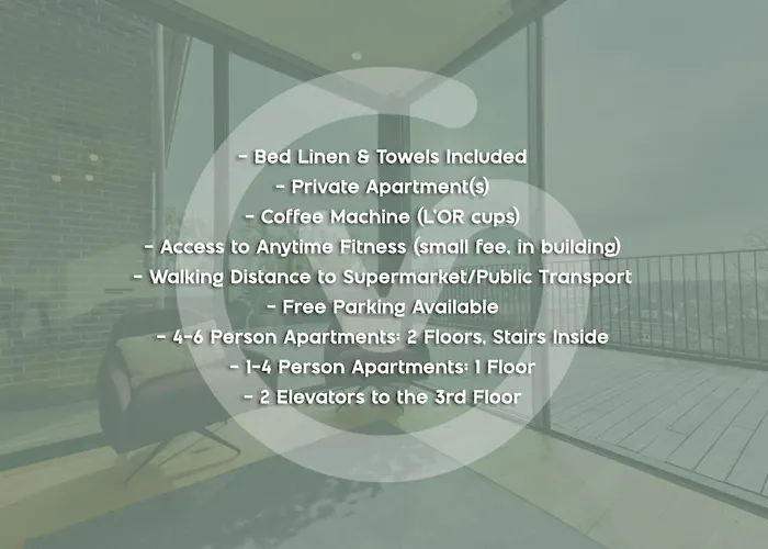 12, Apartments, 4-6 Pers, Central, Stunning View, Near Supermarket & Public Transport